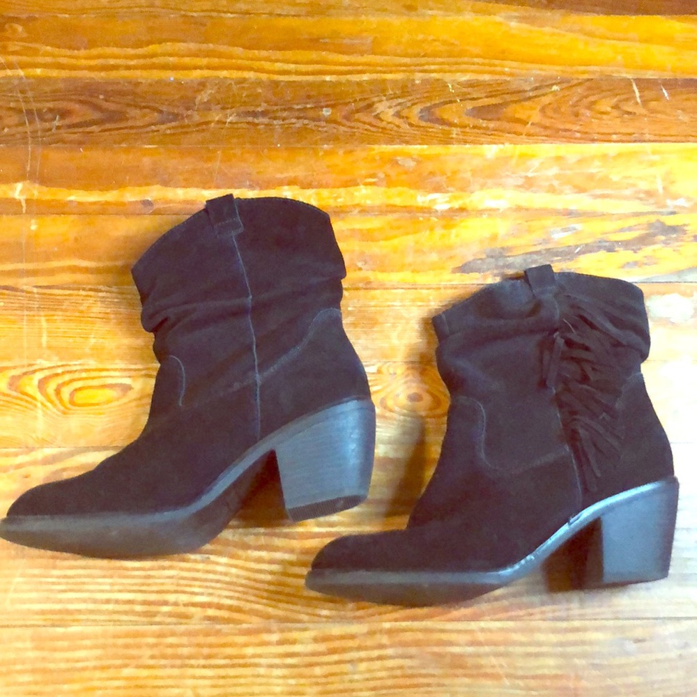 Limelight Fringe Booties